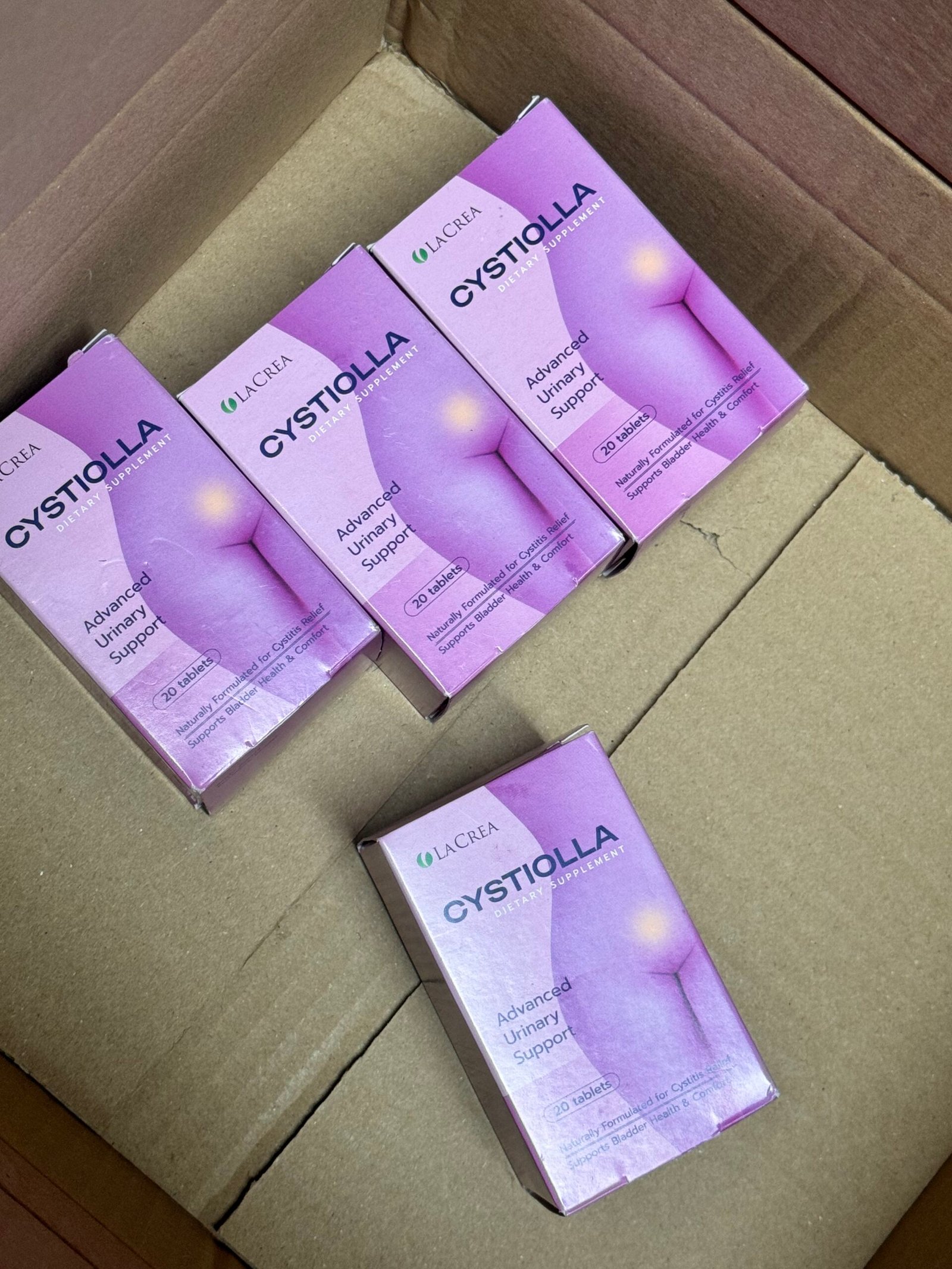 Cutii Cystiolla pregătite pentru livrare