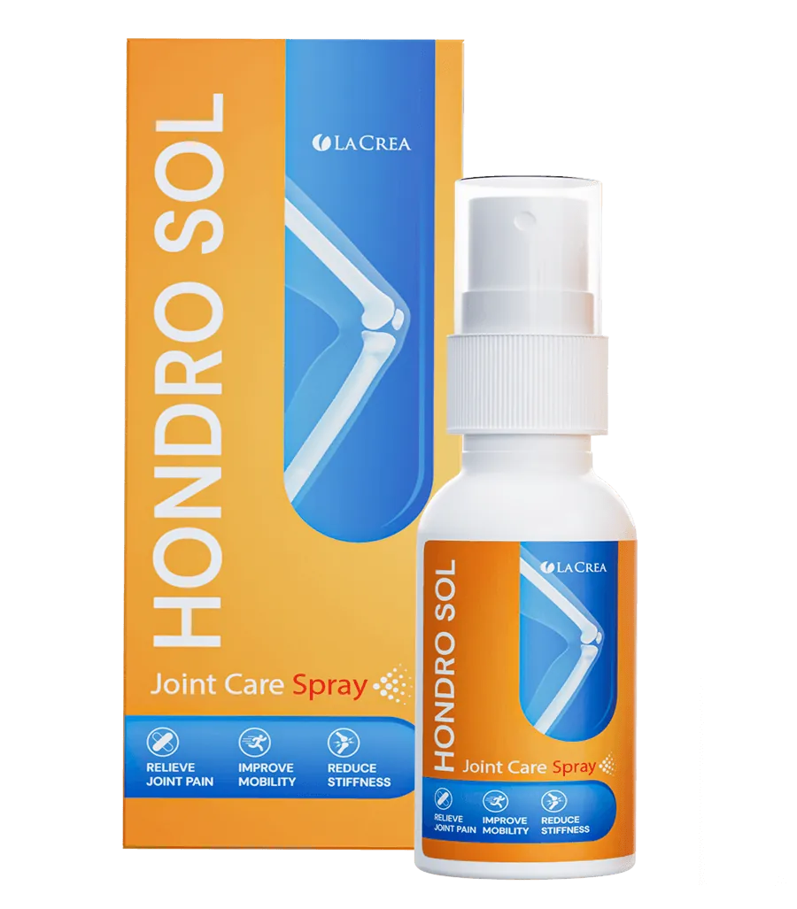 Hondro Sol spray 50 ml și cutia portocalie LaCrea
